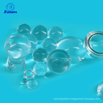 Different sizes of the optical glass BK7 ball lens